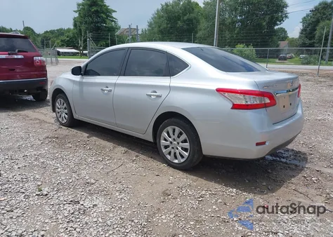2014 Nissan Sentra Fe+ S/Fe+ Sv/S/Sl/Sr/Sv z USA, uszkodzony, nr VIN 3N1AB7AP7EY218021